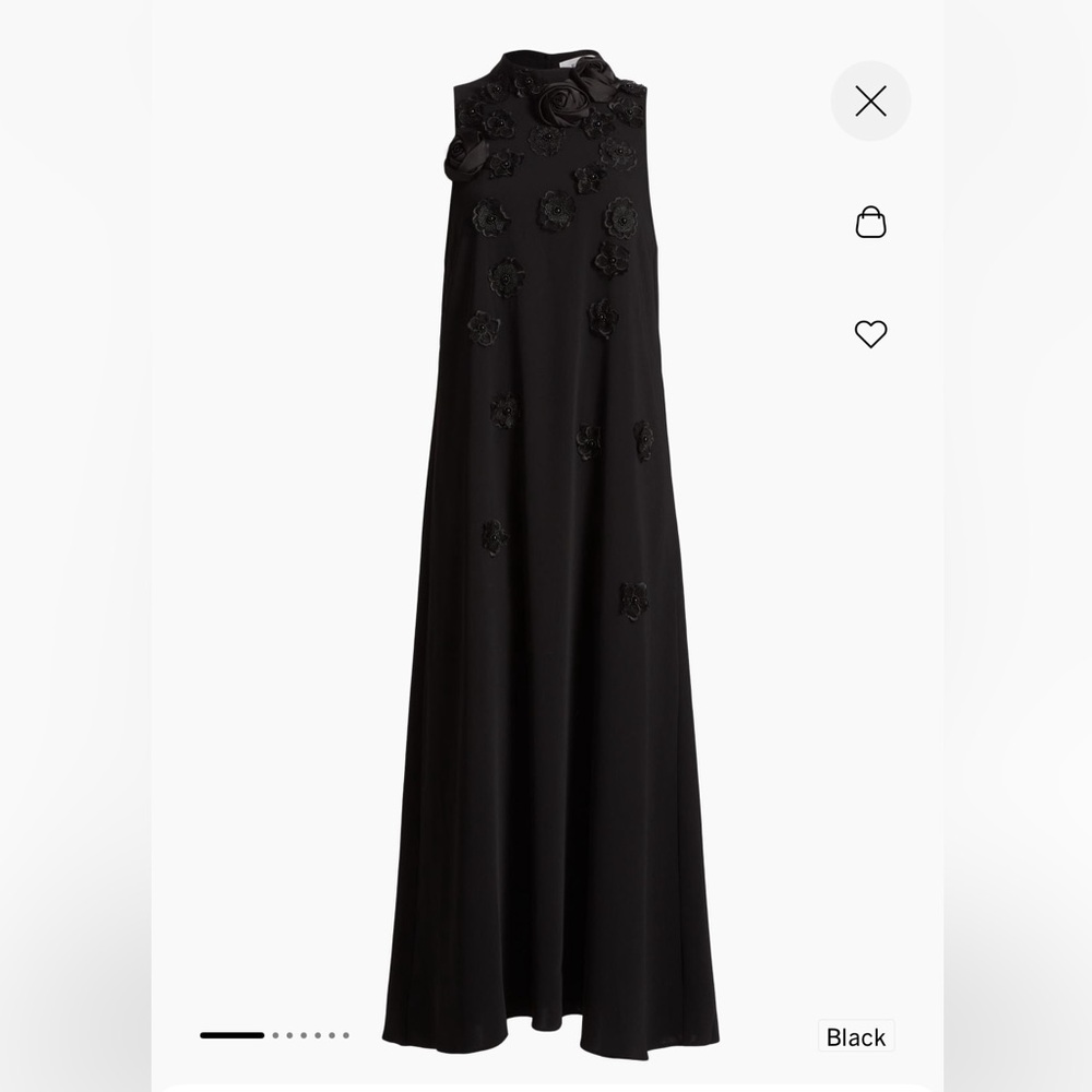 Elliatt Black Floral Maxi Dress